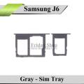 Samsung J6 Tray Sim Jacket Sim Slot Sim Door For Galaxy J6 - Gray. 