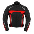 Motorbike Red Jacket Minarat’s  Men Waterproof Textile Biker Armoured CE Cordura. 