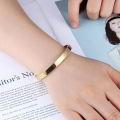 Hot Fashion Stainless Steel Jewelry Oval Bangle for Woman Child Charm Bracelet Party Love Wedding Brand Gift Wholesale Loser Lione. 