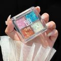 61 Children's Stage Makeup, Nine Colors Eyeshadow Palette, Sein Gel, Glue-Free, Glitter Palette, Glitter Palette, Glitter Makeup, Cosmetics. 