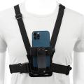 Mobile Phone Chest Mount Laptop Harness Phone Holder Strap Clip POV for Huawei Samsung IPhone Plus Xiaomi Quick Release Kits. 