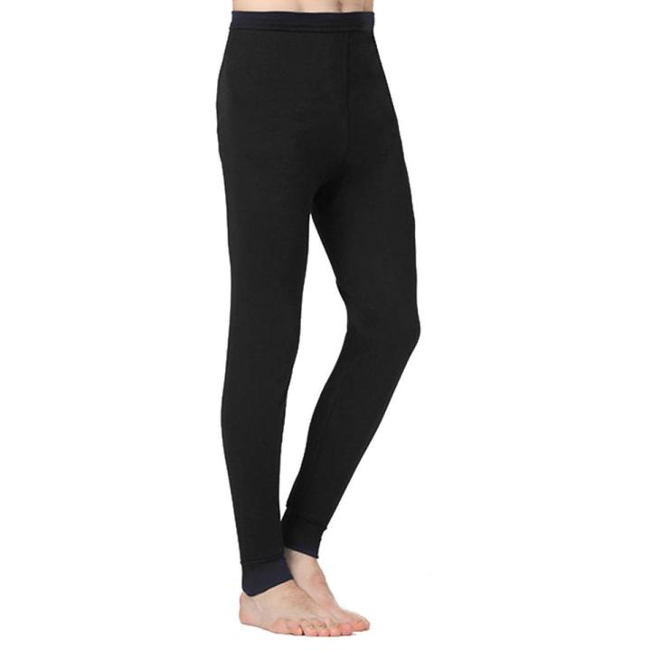 Winter Leggings Elastic Waist Ankle Banded Men Long Pants