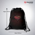 Traverse  Superman Drawstring Bags For Girls / Bags For Kids / Bags For Boys with quality strings Digitally printed by on strong polyester fabric Bags hand bag for girls bags for girls. 