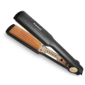 RAF R.442G Electric Hair Crimper 6 edges Teflon coated titanium plates fast heating Crimping waver straightener. 