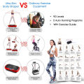 New Electric 3d Vibration Platform Exercise Machine Whole Body Workout Machine Fitness Adjustable Speed Remote Control With Touch Display Whole Body Workout Vibrating Fitness Platform Massager Loop Bands Home Training Equipment for Weight Loss Toning. 