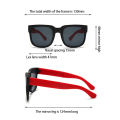 Children'S Outdoor Sunglasses Candy Colored Sun Protection Glasses Uv400 Sunscreen Universal Portable Foldable Square Glasses. 