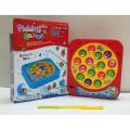 Fishing Game For Kids with 15 Fishes and 2 fishing rods, Battery Operated. 
