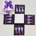 Chocolate Gift Box 12 Pcs Dairy Milk and Eclairs Candy Pack Birthday Anniversary Gift for Loved Ones. 