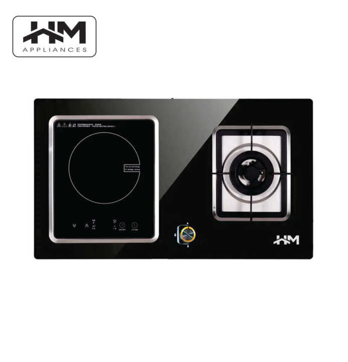 HM Builtin Electric & Gas Hob HL2022 Electric & Gas Dual Power