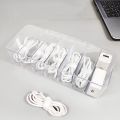 【FUN LIVE】 Cable Storage Plastic Organizer Accessories Box Home Office Desk Accessories Small Things Drawers Classification Products Hidden. 