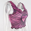 Hang qiao shopWomen Casual Tank Top Blouses Sleeveless Heart Printing T-shirt Summer Vest Blouses Slim Vest. 