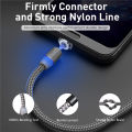 Magnetic Micro USB QC 3.0 Fast Charger Magnet Charge Wire For Samsung LG W30 Xiaomi 4X Redmi 4 Note 5 6 Pro Android Mobile phone. 