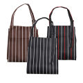 【HOT】 Adult Black Stripe Bib Cooking Apron With Pockets Cotton Home Kitchen Chef Restaurant Waiter Aprons Fashion For Cooking Baking Adjustable Apron For Man Woman. 
