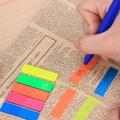 Pack of 200  Visible Sticky Flags - Writeable See through Post-it Notes - Bookmark Memo - Memo Flags. 