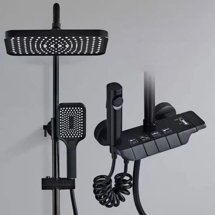 "Piano Bathroom Fittings Set – Includes Basin Mixer Tap, Wall-Mounted ...