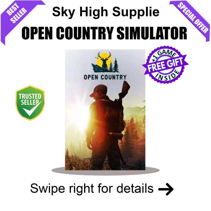OPEN COUNTRY SIMULATOR - GAME FOR PC (GOOGLE DRIVE/ MEDIAFIRE) - QR CODE + FREE GIFT