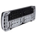 Aerobic stepper Medium size 3 Step 27 Inches - Black. 