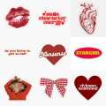 25pcs RED AESTHETIC sticker pack based on cherry red ribbon bows girly cute cool Pinterest camden wine red journalling laptop guitar. 