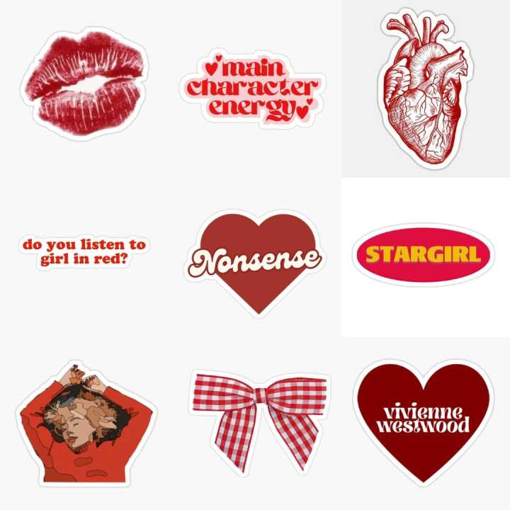 25pcs%20RED%20AESTHETIC%20sticker%20pack%20based%20on%20cherry%20red%20ribbon%20bows%20girly%20cute%20cool%20Pinterest%20camden%20wine%20red%20journalling%20laptop%20guitar%20-%20Image%203