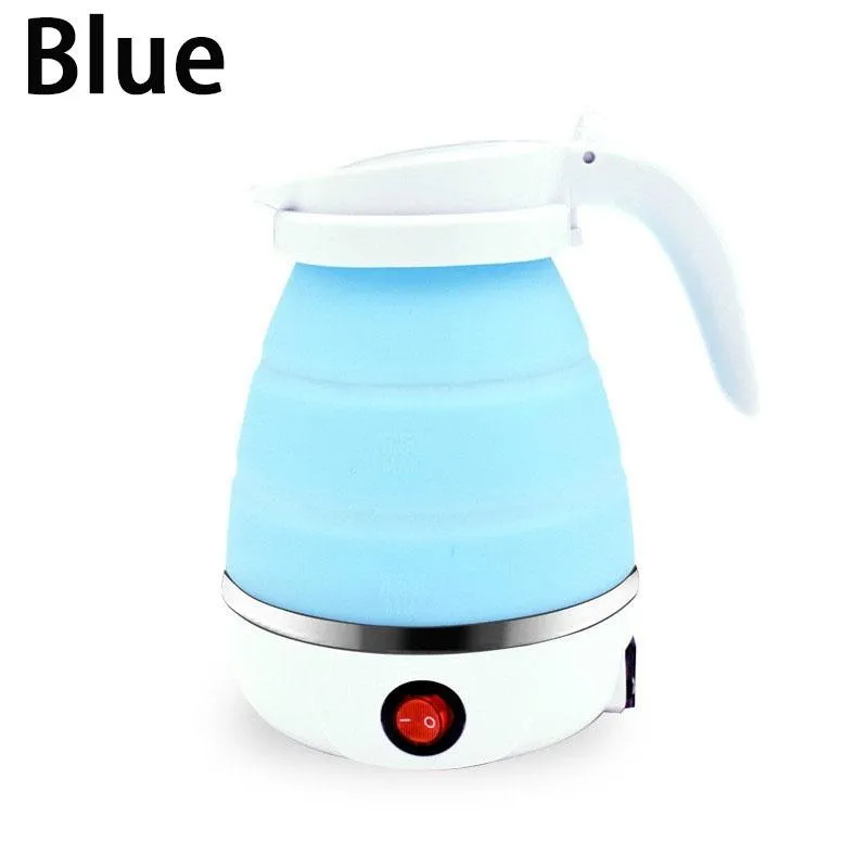 New Folding Electric Kettle Travel Kettle Travel Dormitory Small Mini Household Portable Kettle Suitable for Global Travel Hiking Cycling