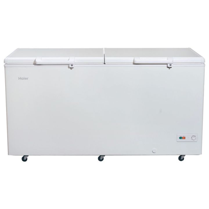 Haier Regular HDF-545DD 2 in 1 Double Door Deep Freezer White