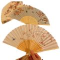 New Chinese style folding fan, ancient style, summer Hanfu female cheongsam dance fan, portable photo, Chinese style folding fan. 