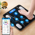 Smart Digital Body Weight Scale 180KG Bluetooth Electronic Weighing Scale with App Sync for Household Use - Accurate Body Fat & BMI Measurement, Bathroom Balance Scale. 