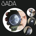 Stainless steel  Arabic Black Watch Arabic Dial Aura Watch. 