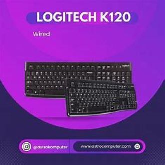 Logitech K120 Keyboard Wired Keyboard USB Keyboard Logitech Slim Keyboard Full-Size Keyboard Durable Keyboard Spill-Resistant Keyboard Low-Profile Keys Logitech Quiet Typing Keyboard Logitech K120 for PC and Laptop