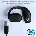 100%Original Product+FREE Shipping+COD HP Single Ear Air Conduction Wireless Blutooth Headphone Ear-Hook Open Blue tooth Earphone HiFi Music Headset Sport Driving. 
