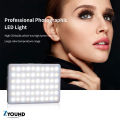 ZYOUND - vl 60bi USB LED Video Light 3 Light Modes and Brightness 10-Level | built-in 2000mAh Rechargeable Dimmable LED Beads Selfie Light with Phone clip | Portable High-quality LED Light for Mobile/Laptop/Ipad/Tablet. 