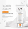 BIOAQUA V7 Cleansing Milk Face Wash Cleanser 100g - BQY94693. 