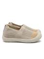 SHAZ FOOTWEAR Women's Beige Comfort Walk Slip-On - Lightweight Breathable Loafers for Ladies. 