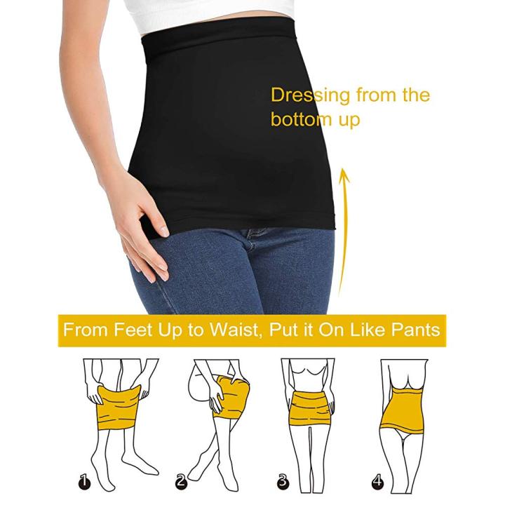 Best%20Quality%20Multi%20Purpose%20High%20Waisted%20Seamless%20Belly%20Support%20Belt%20Fits%2030%20to%2036%20Inch%20Waist%20Tummy%20Control%20and%20Shapewear%20For%20Women%20Postpartum%20Belly%20Band%20-%20Image%204