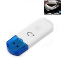 【Miga Plaza】 USB Bluetooth 2.1 Receiver Audio Stereo Adapter Wireless Handsfree Music Receiver Car Kit Audio USB Stereo Receiver Adapter. 