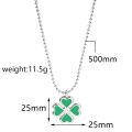 Tokyo Revengers Hinata Tachibana Anime Necklace Four Leaf Clover Pendant Necklace Women Charm Given by Takemichi Jewelry Gifts. 