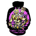 JOJO's Bizarre Adventure Hoodies Anime JOJO 3D Print Streetwear Men Women Harajuku Oversized Sweatshirts Hoodie Pullover Clothes. 
