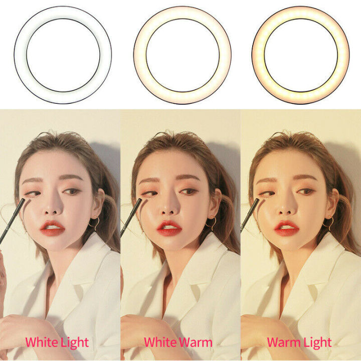 10"%20LED%20Ring%20Light%20Phone%20Holder%20For%20Selfie%20Makeup%20Photography%20Video%20Live%20Stream%20-%20Image%203