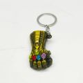 Marvel The Avengers 3 Infinity War Thanos Figure Gauntlet Key Chain Ring Toys New Thanos Figura Glove Toys. 