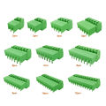 5Pair 15EDG KF2EDG 3.5mm 3.81mm 3.96mm 5.08mm Screw Terminal Block 2-12Pin Male Plug Female Socket Pin Header Wire Connector. 