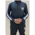German imported Track Suit Black Zipper. 