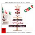 Indoor Christmas Signs, No Fading Christmas Signs Decor Bells Wooden for Home. 