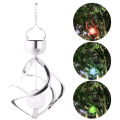 Solar wind chime light household solar gift light Villa courtyard lighting RGB chandelier. 