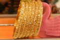 Desi Gold Plated Bangles. 