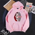Money Heist printed High Quality Hoodie Pullover For Winter Wear. 