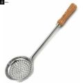 Niks n Bins Stainless Steel Boondi Jhara with Wooden Handle (6 inch Diameter) for Ladoo Making Strainer (Steel Pack of 1). 