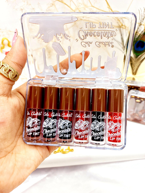 Pack of 6 Lip Tint 6 Color Tint Lip & Cheek Stain Tints Water Proof Daraz.pk