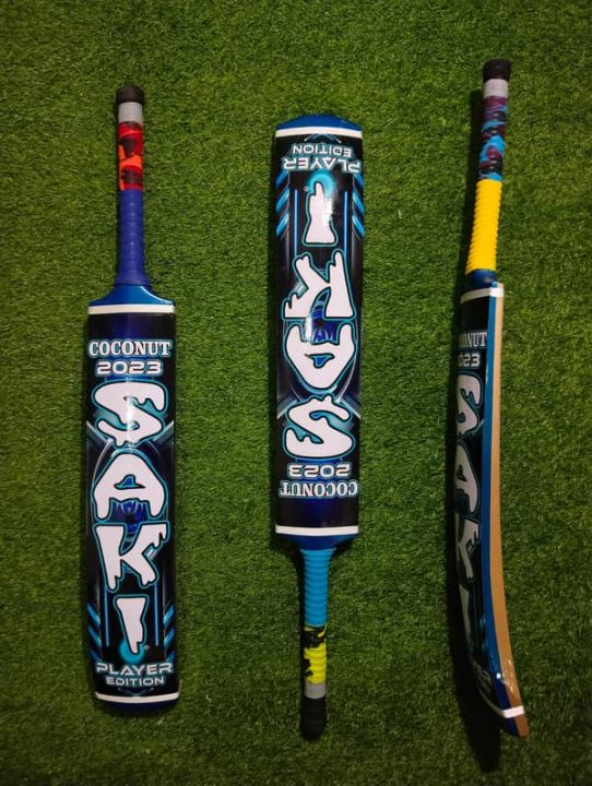 SAKI%20Cricket%20Bat-Tape%20Ball%20Cricket%20Bat%20-%20Half%20Cane%20-%20Original-Black-Cane%20Handle%20SAKI%20Cricket%20Bat-Tape%20Ball%20Cricket%20Bat-Cobra%20bat%20-%20Image%202