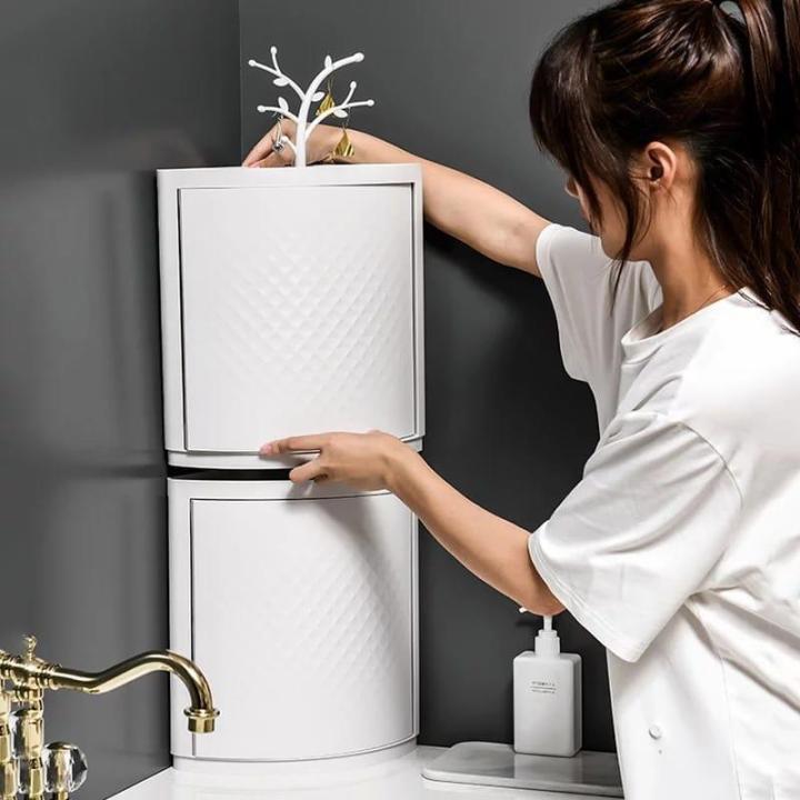 washroom%20cabinet-Bathroom%20cabinet-bathroom%20accessories%20cabinet-plastic%20360%C2%B0%20rotating%20cabinet-%20washroom%20organizer-bathroom%20accessories-washroom%20cabinet%20box%20plastic%20Wall%20mounted%20Corner%20cabinet%20Available%20in%201,%202,%203%20Layers%5Cby%20joyclick.%20-%20Image%202
