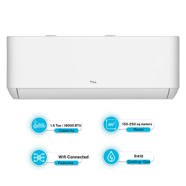 TCL 1.5 Ton TAC-18T3Pro-B (New 2024) With 10 Years Brand Warranty